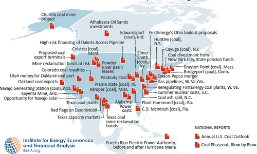 Map of IEEFA projects
